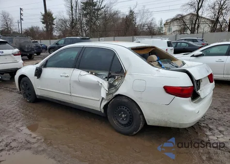2005 Honda Accord Lx из США, поврежденный, VIN 1HGCM56445A028816